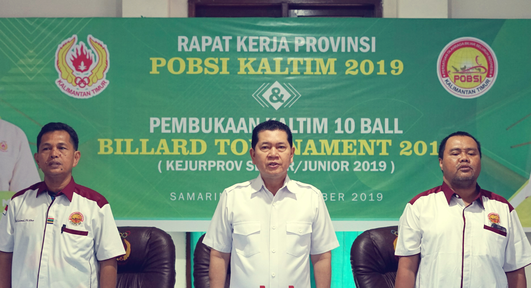Pembukaan Rakerprov POBSI juga dihadiri oleh Ketua KONI Kaltim Zuhdi Yahya