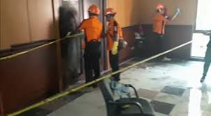 Suasana usai kebakaran di salah satu ruangan di DPRD Kaltim/ IST