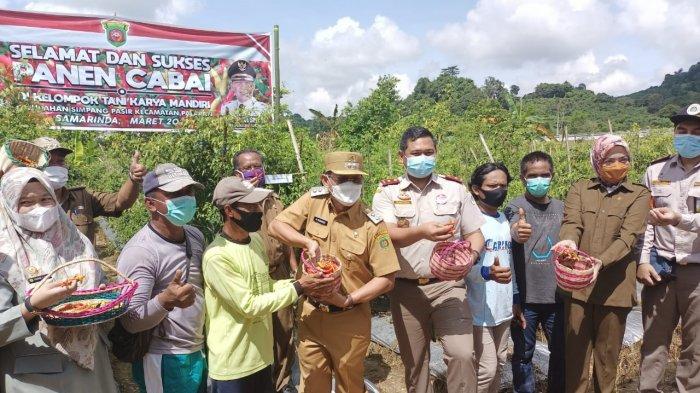 Wakil Walikota Samarinda bersama dengan petani di Samarinda/ IST