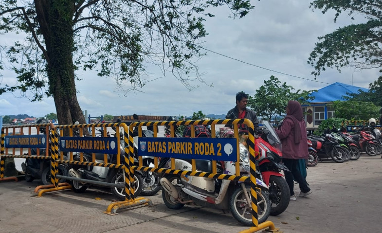 Ilustrasi parkir di Samarinda/ presisi