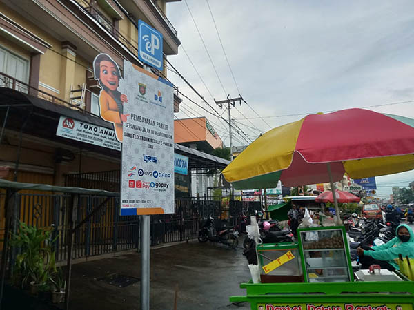 Penerapan e-parking di Samarinda/ Foto: IST